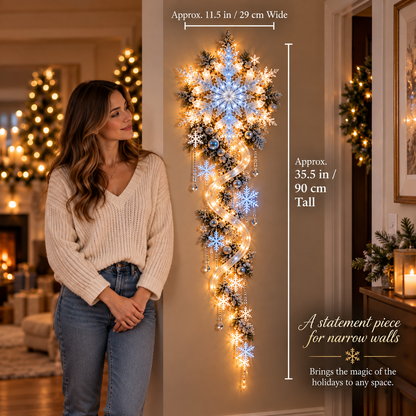 ❄️Giant Snowflake Blizzard Trail™- Let the Snowstorm Glow Indoors