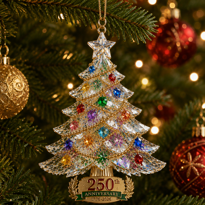 250th Anniversary Crystal Christmas Tree