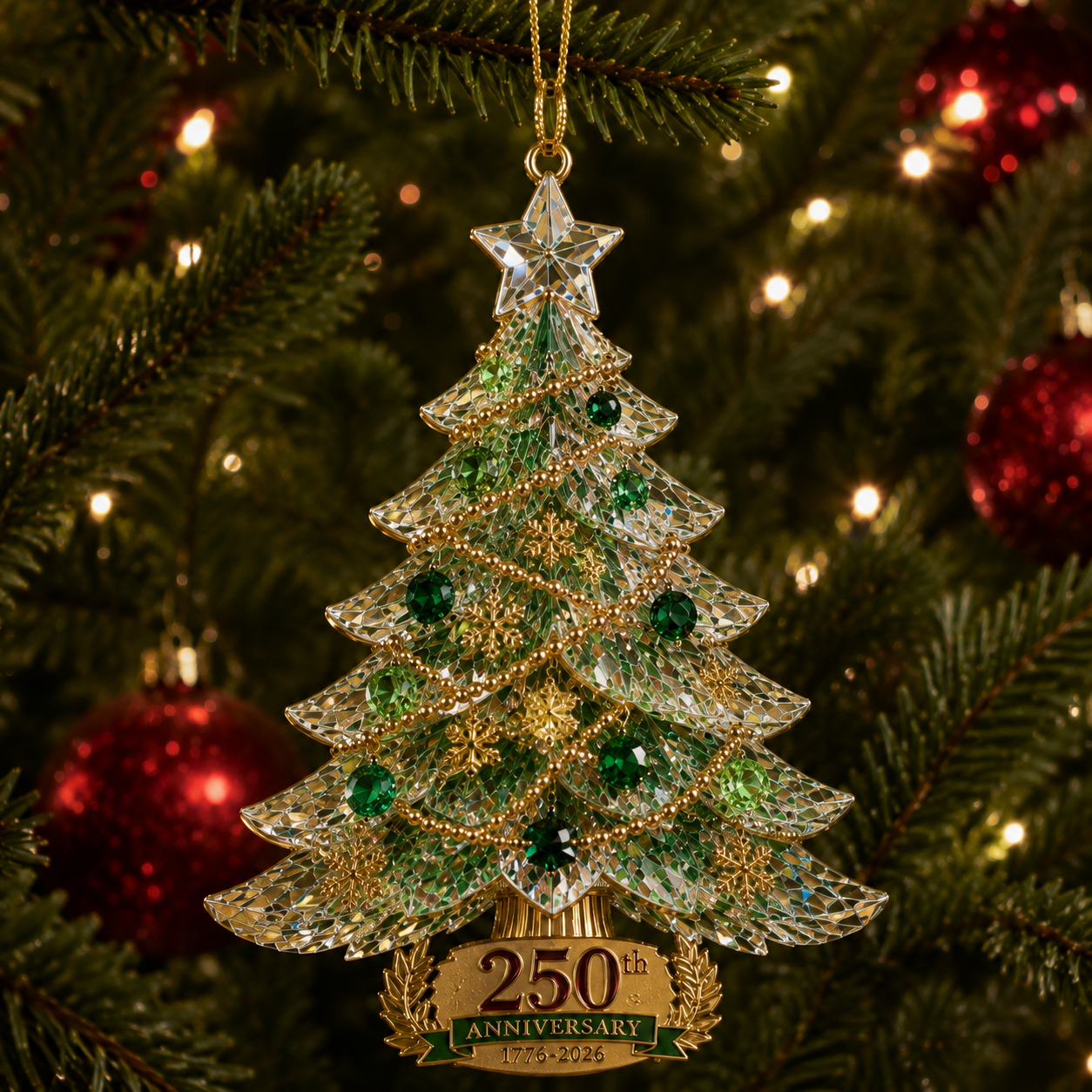 250th Anniversary Crystal Christmas Tree