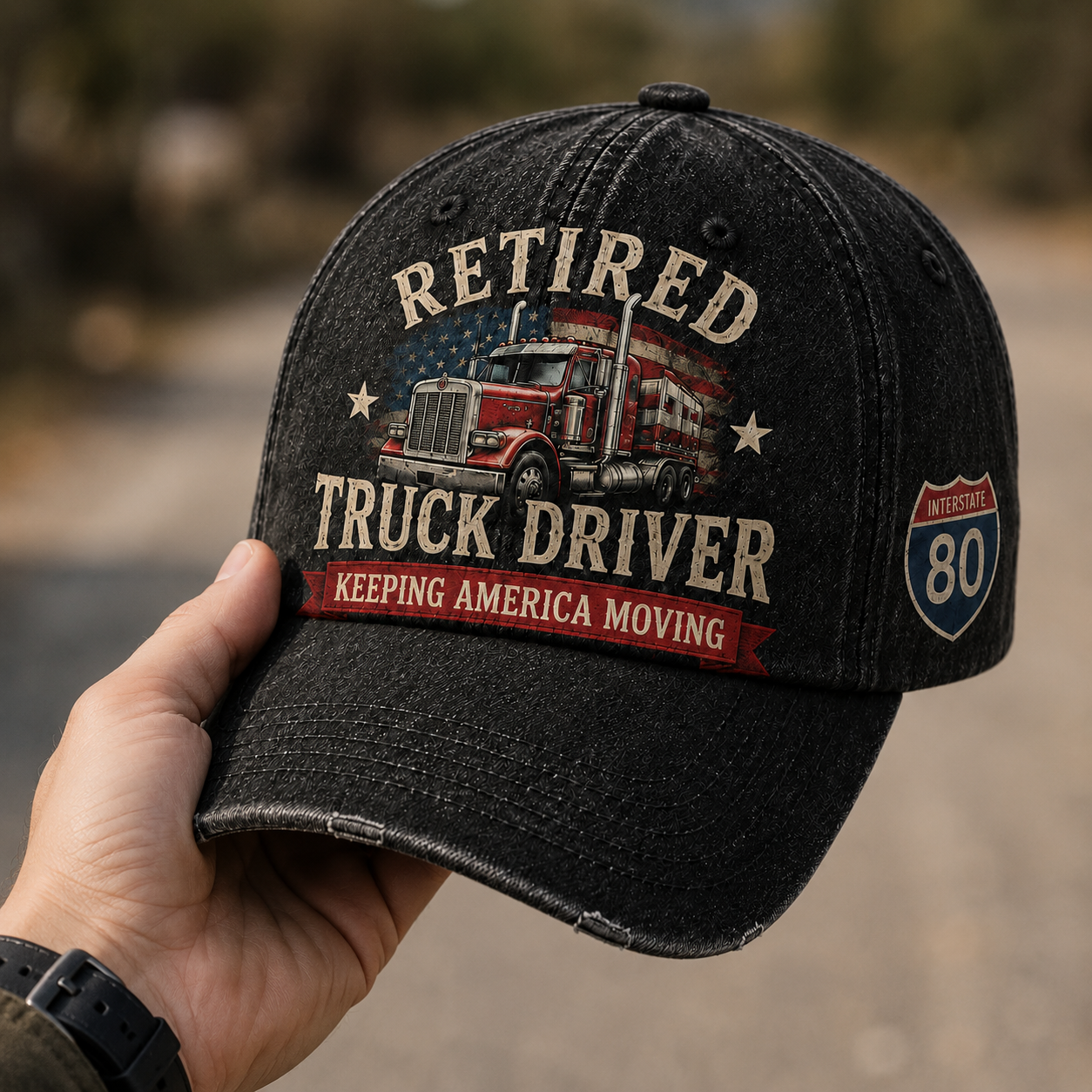 🚛RETIRED TRUCK DRIVER CAP