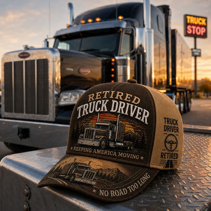 🚛RETIRED TRUCK DRIVER CAP