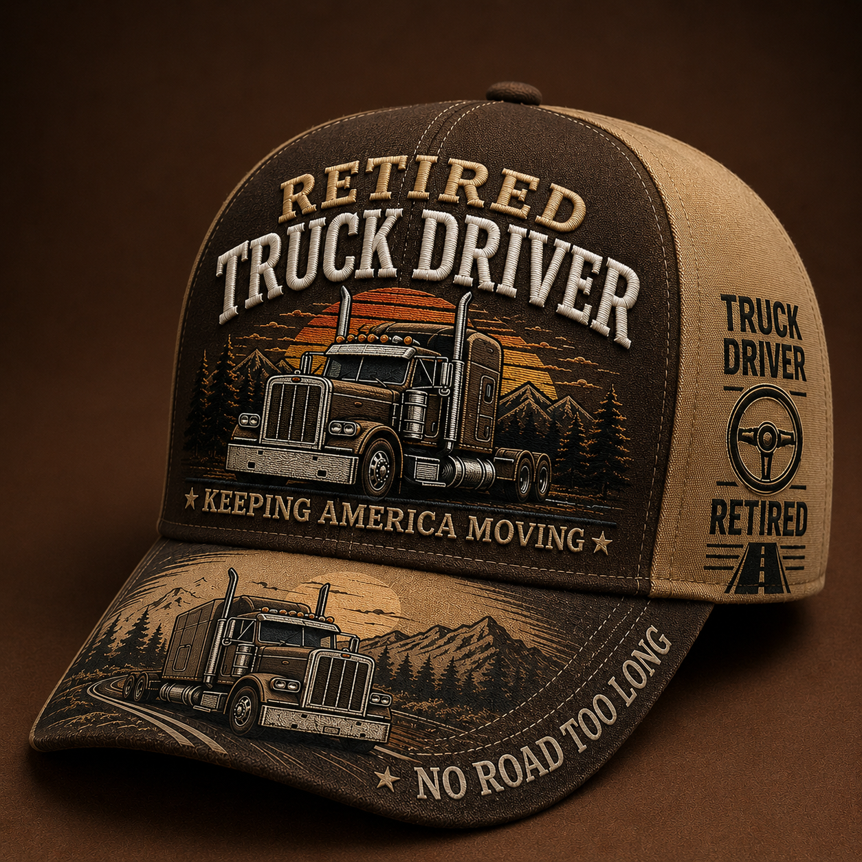 🚛RETIRED TRUCK DRIVER CAP