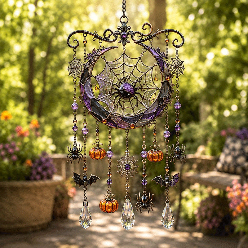 🎃🌙 Haunted Garden Crystal Hanging Decor
