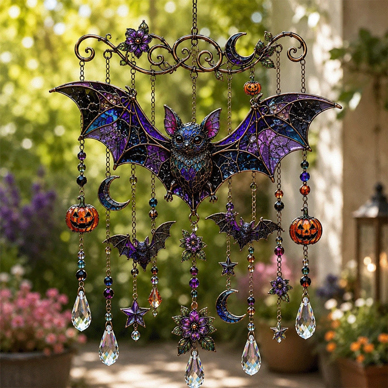 🎃🌙 Haunted Garden Crystal Hanging Decor