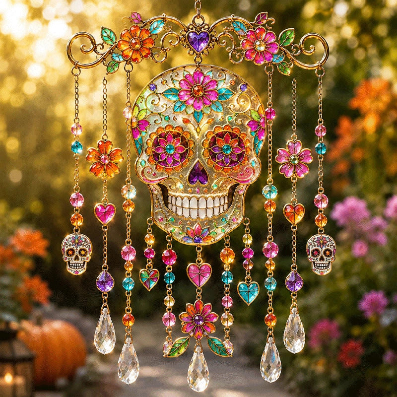 🎃🌙 Haunted Garden Crystal Hanging Decor
