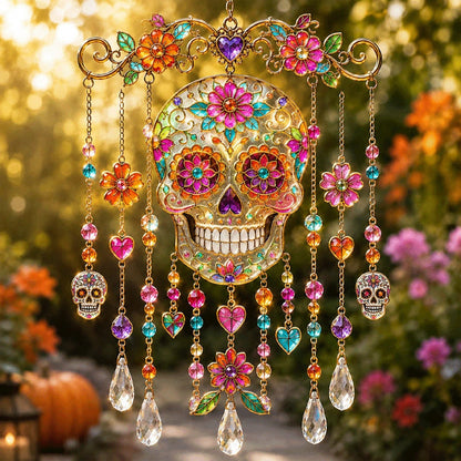 🎃🌙 Haunted Garden Crystal Hanging Decor