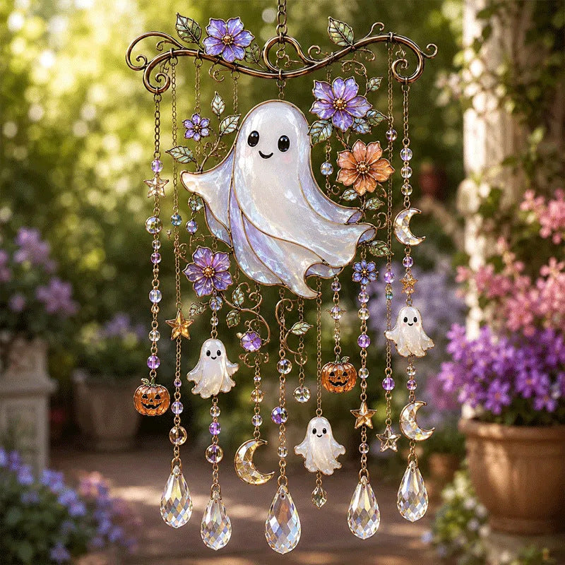 🎃🌙 Haunted Garden Crystal Hanging Decor