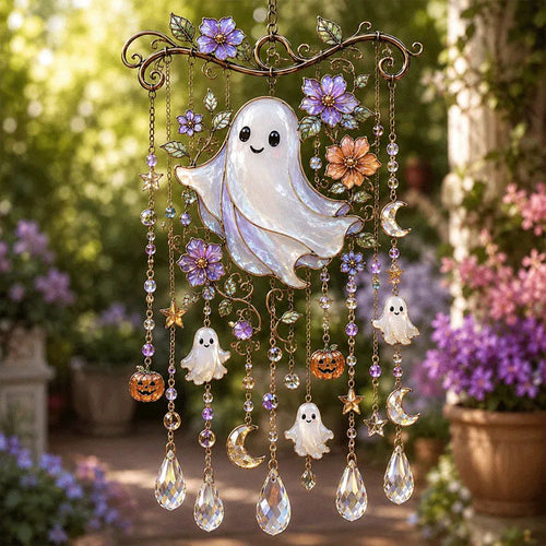 🎃🌙 Haunted Garden Crystal Hanging Decor