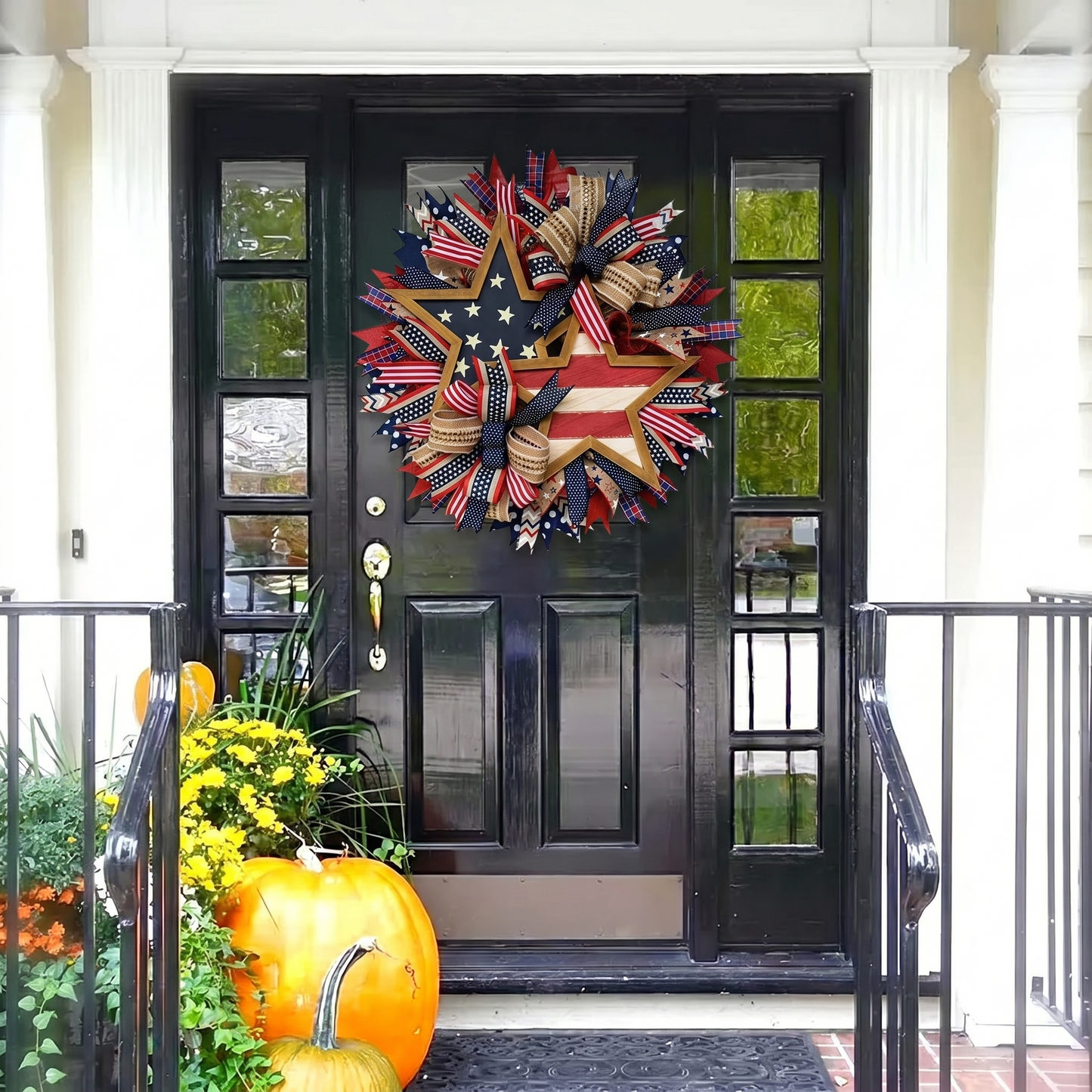 🌸Flash Sale-60% Off🔥Honor the Journey: The Hand-Crafted 250th Anniversary Tribute Wreath