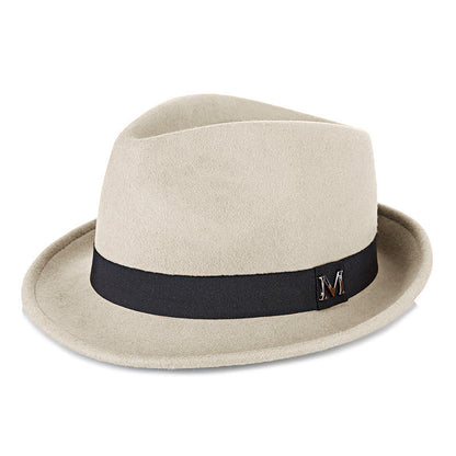 New Cross-Border Woolen Western Cowboy Hat for Autumn and Winter, Versatile Warm Felt Hat That Makes the Head Look Smaller