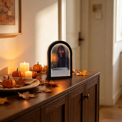 🎃🕯️ Vintage Ghost Mirror Decoration