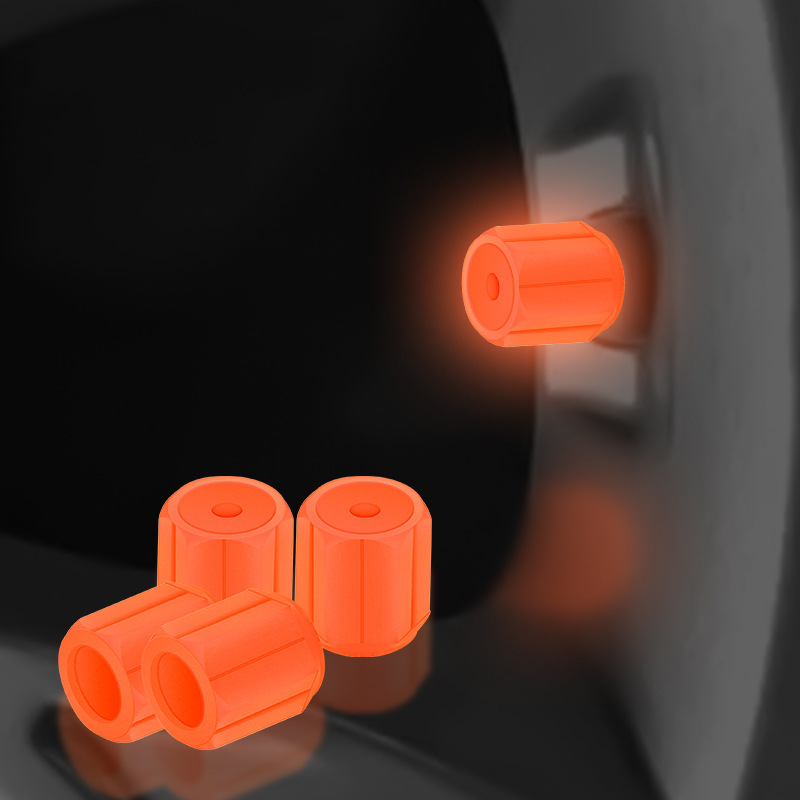 🚗🌙4PCS Luminous Tire Valve Stem Caps