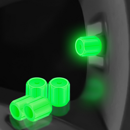 🚗🌙4PCS Luminous Tire Valve Stem Caps