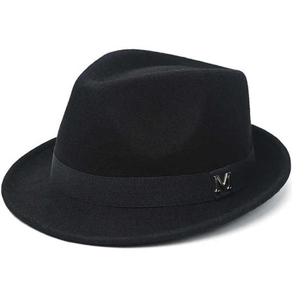 New Cross-Border Woolen Western Cowboy Hat for Autumn and Winter, Versatile Warm Felt Hat That Makes the Head Look Smaller