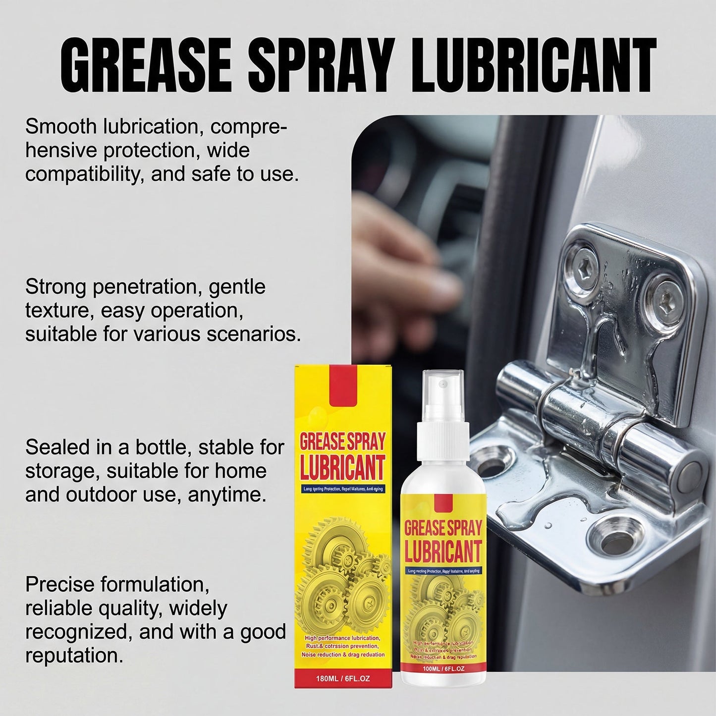 Limited-time 49% off⏰Anti-Rust Lubricant Spray & Rust Remover