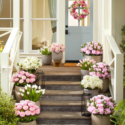 🔥Last Day 70% OFF💐Artificial Outdoor Hydrangea Flowers - UV resistant, Waterproof, Windproof