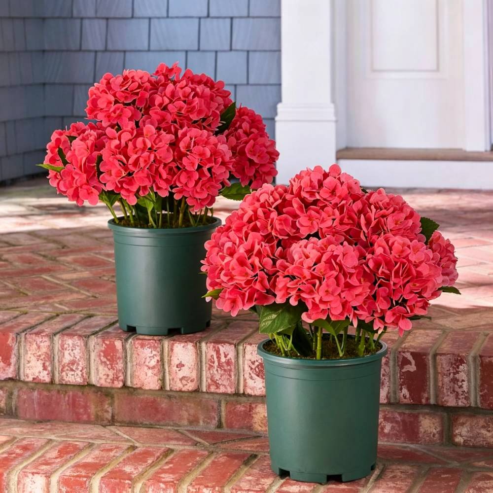 🔥Last Day 70% OFF💐Artificial Outdoor Hydrangea Flowers - UV resistant, Waterproof, Windproof