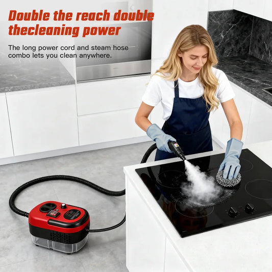 49% OFF This Week Promotions🎉🎉2500W Handheld High-Temperature Pressurized Steam Cleaner