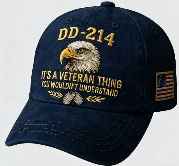 DD-214 Veteran 3D Embroidered Cap