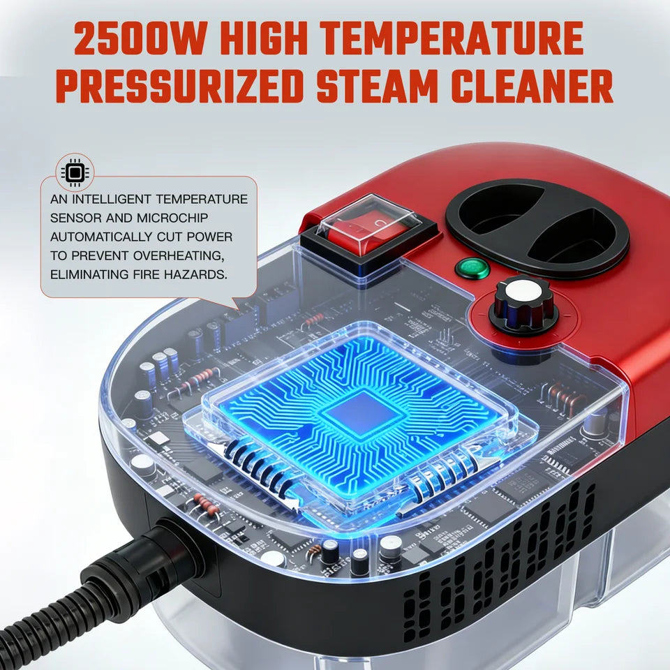 2500W Handheld High-Temperature Pressurized Steam Cleaner