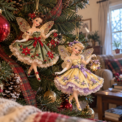 Vintage Fairy Christmas Ornaments
