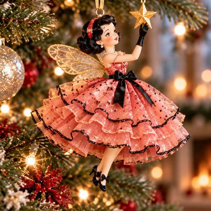 Vintage Fairy Christmas Ornaments