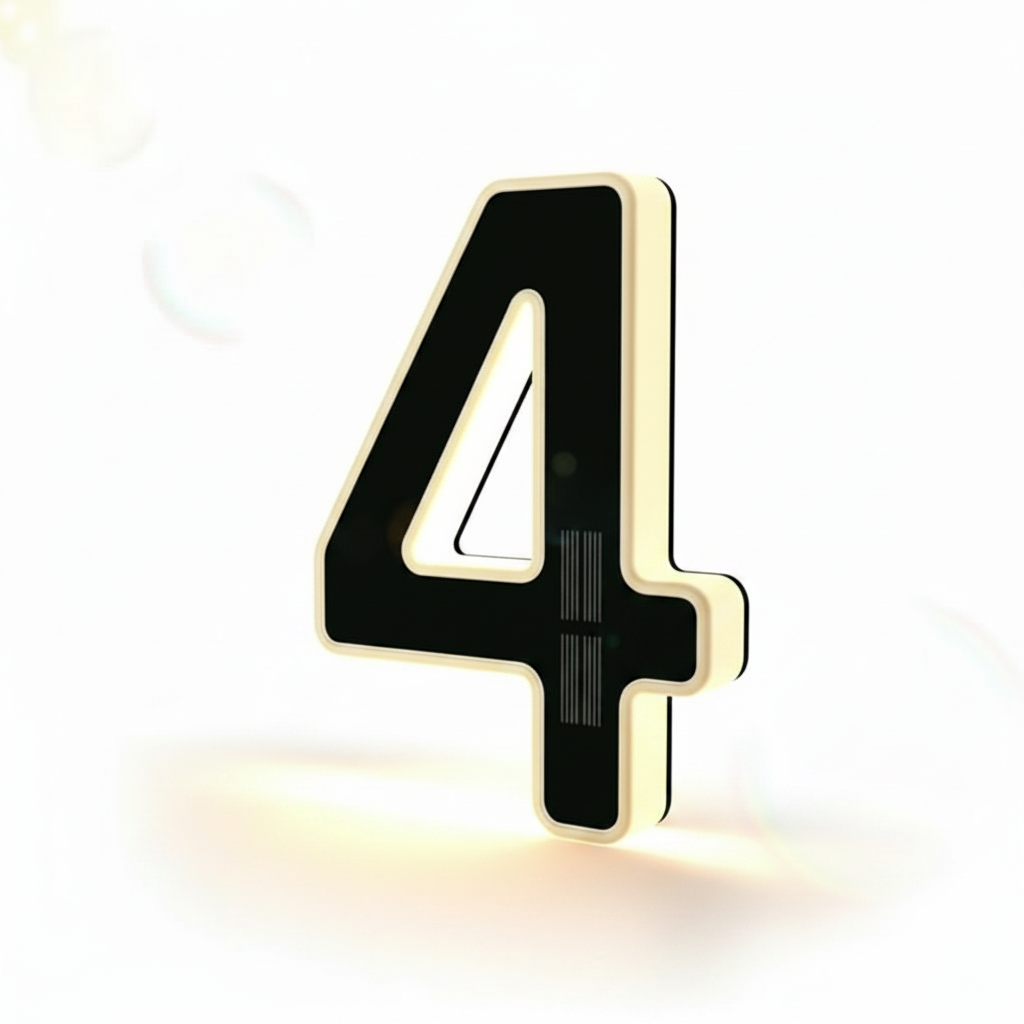 Solar Powered House Address Illuminated Number Signs