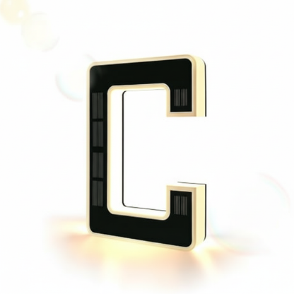Solar Powered House Address Illuminated Number Signs