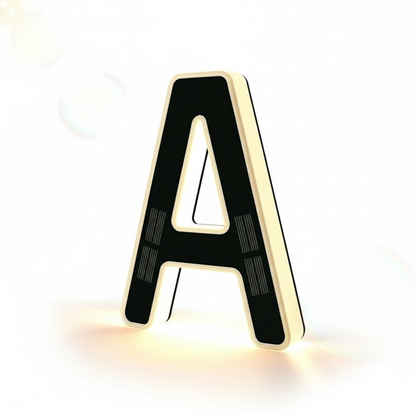 Solar Powered House Address Illuminated Number Signs