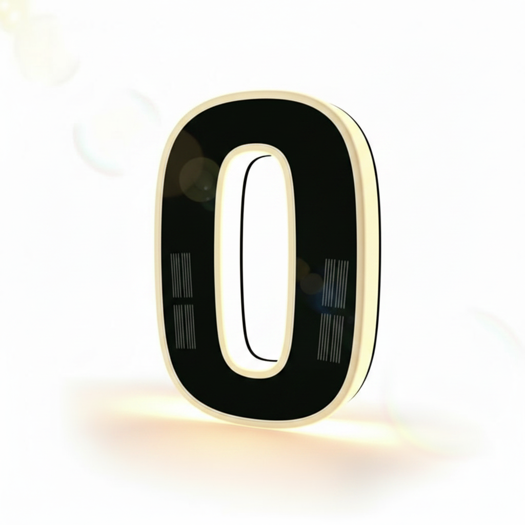Solar Powered House Address Illuminated Number Signs