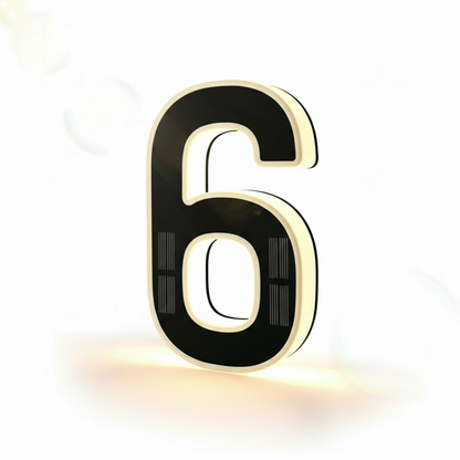 Solar Powered House Address Illuminated Number Signs