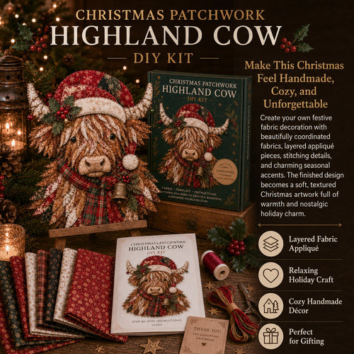 🎅Christmas Patchwork Fabric DIY Decor Kit