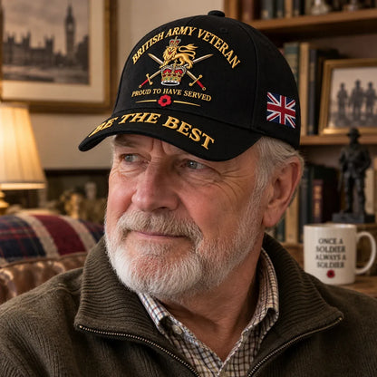 🎖️🇬🇧 Proud to Have Served Veteran Cap – A Timeless Tribute to British Military Service