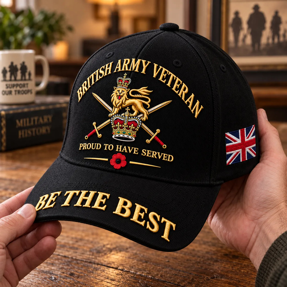 🎖️🇬🇧 Proud to Have Served Veteran Cap – A Timeless Tribute to British Military Service