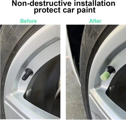 🚗🌙4PCS Luminous Tire Valve Stem Caps