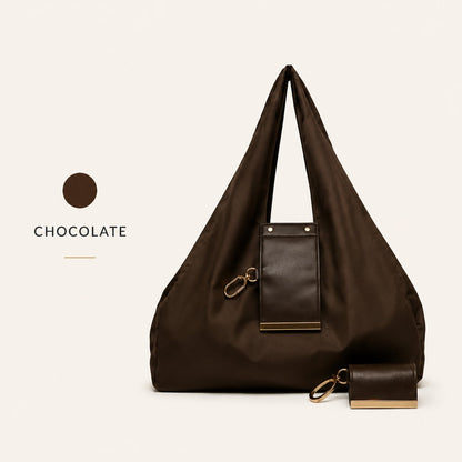 Varelli Charm Transformable Bag – Stylish Vegan Leather Tote & Keychain Charm