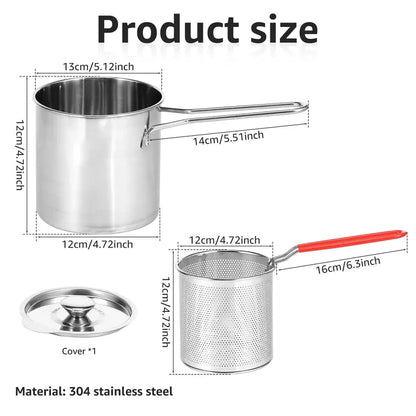 🍜 Mess-Free Noodle Strainer Pot — Cook, Drain & Pour In One Step