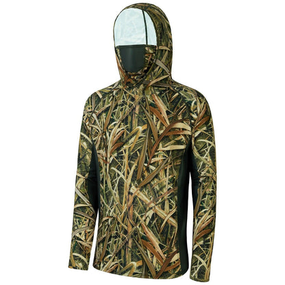 🔥55% OFF Today  Men’s UPF 50+ Hoodie Shirts with Mask