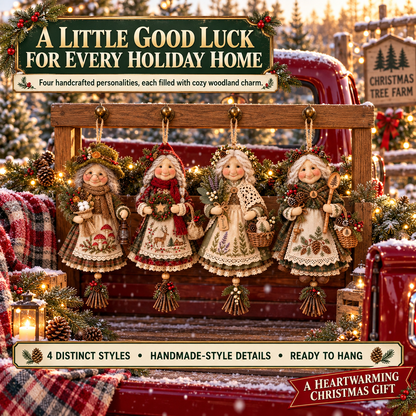 Cozy Country Christmas Doll Decorations