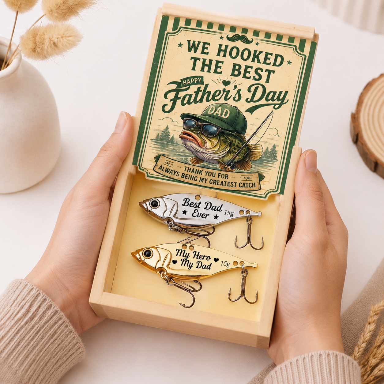 🐟Last Day 49% OFF🔥 - Father’s Day Fishing Lure Gift Set