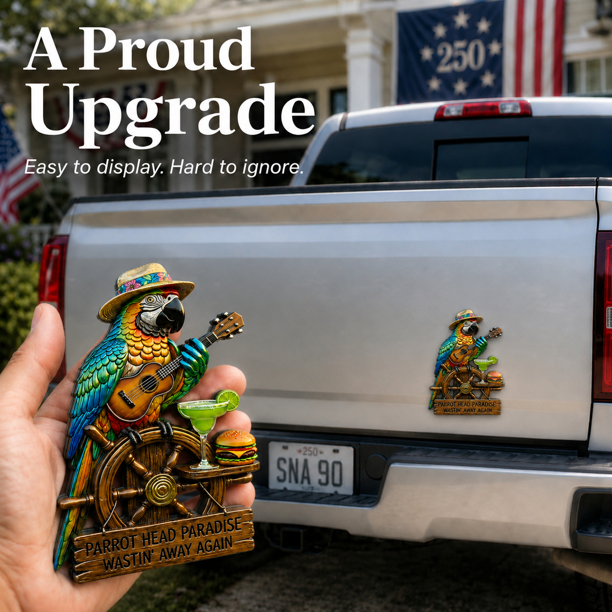 🔥LAST DAY 49% OFF🔥Parrot Head Paradise Sign – Wastin’ Away Again!