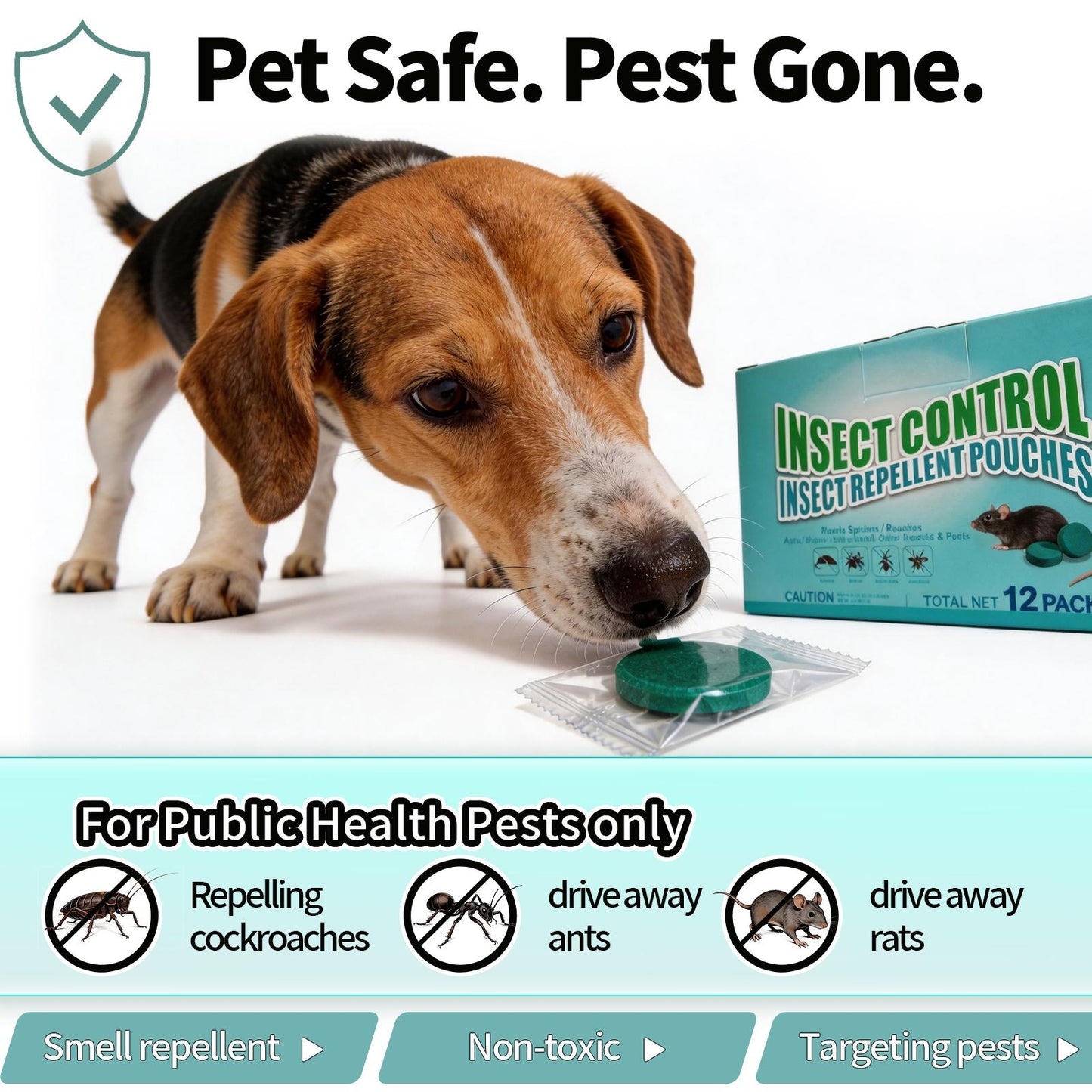 🐭 12 Pack Rodent Repellent Balls – Natural Mouse & Rat Deterrent for Home, Kitchen, Garage, Pantry & Storage Areas
