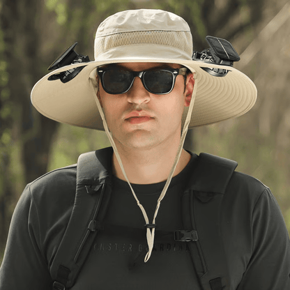 🌞🤠Ultralight Solar Fan Sun Hat – ✨Lighter Than a Baseball! ⚾(📦Buy 2 Free Shipping)