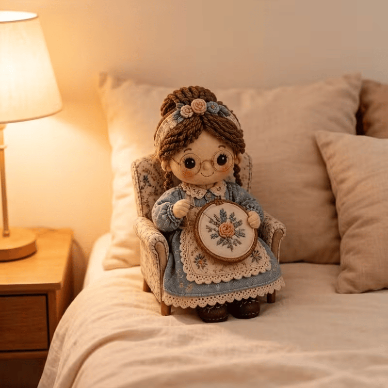🎁Handmade Patchwork Doll DIY Kit🧵 – 💖Handmade Fun & Creativity