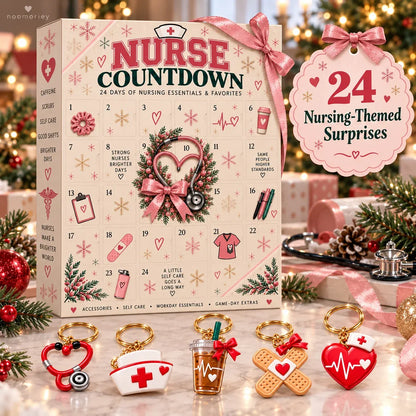 🎄🩺 24 Days of Nurse Christmas Surprises – A Different Healthcare-Inspired Design Behind Every Door