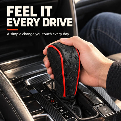 🚗 Sport Grip Leather Gear Shift Knob Cover