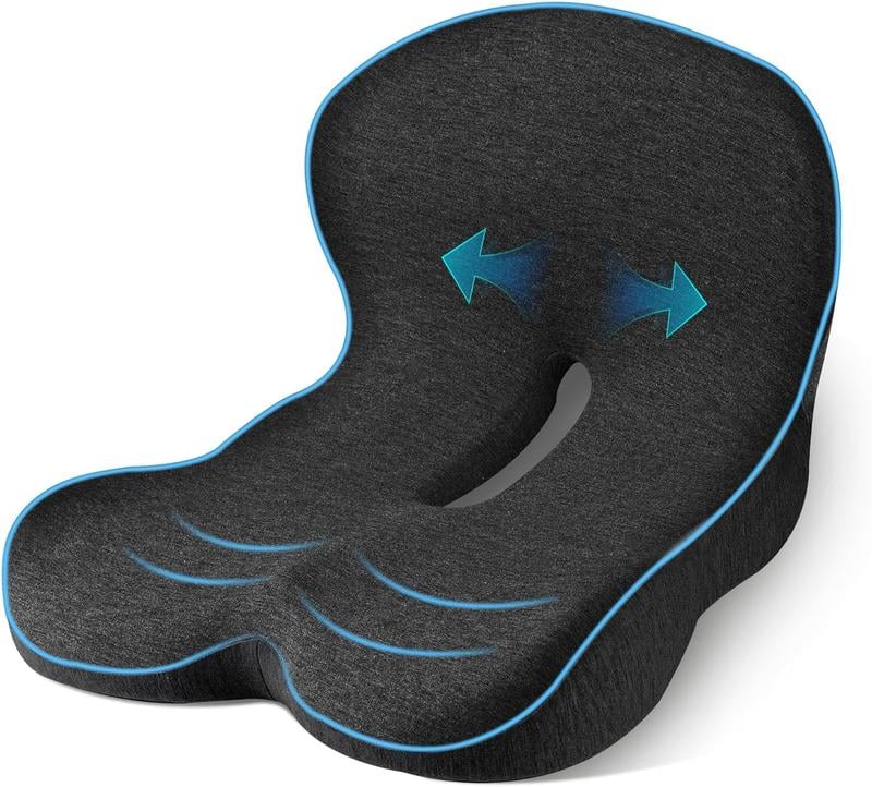 Non-Slip Memory Foam Seat Cushion