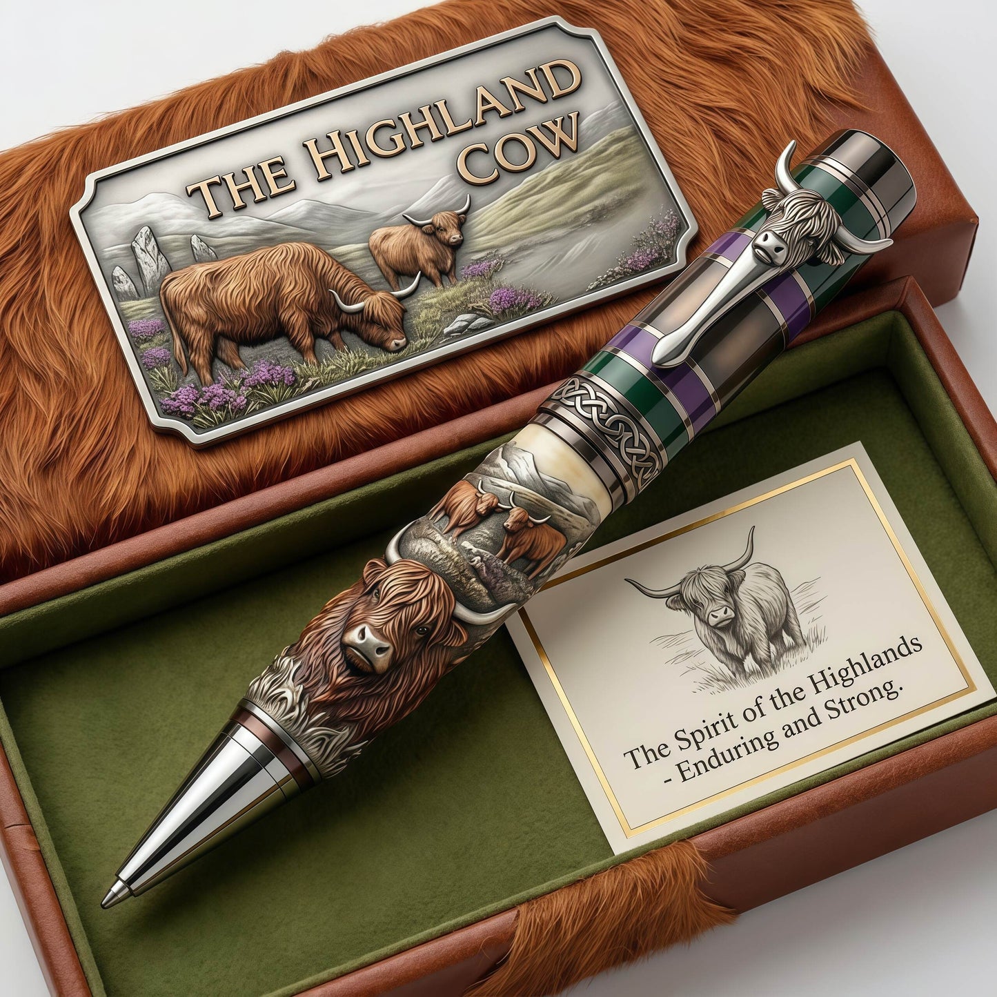 Highland Cow Collectible Ballpoint Pen