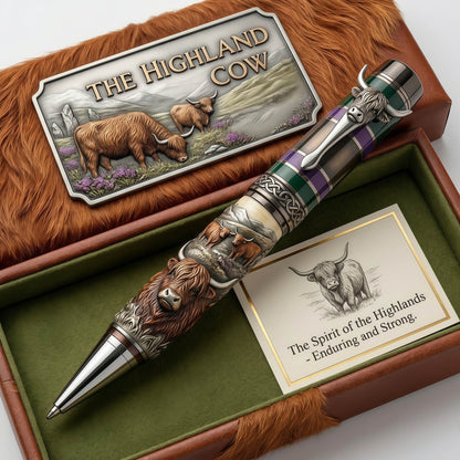 Highland Cow Collectible Ballpoint Pen