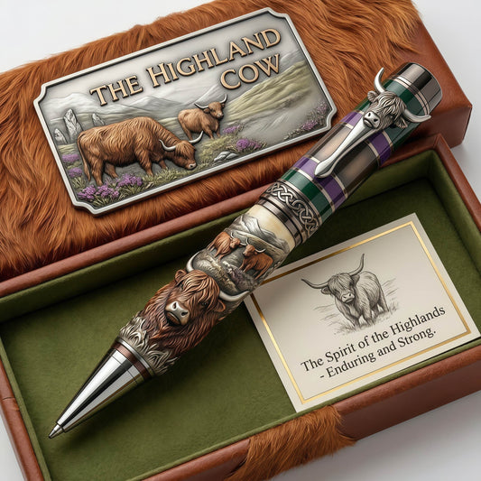 Highland Cow Collectible Ballpoint Pen